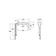 Grifo de lavabo alimentaci&oacute;n pilas empotrable Loft Roca