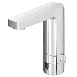 Grifo de lavabo mezclador alimentaci&oacute;n pilas L90 Roca