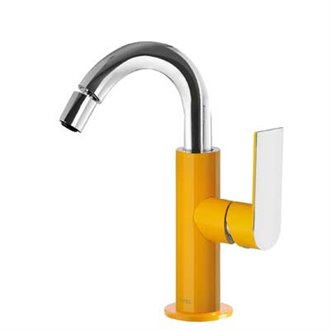 Grifo de bid&eacute; alto Amarillo TRES LOFT