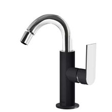 Grifo de bidé alto Negro TRES LOFT