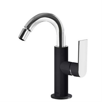 Grifo de bid&eacute; alto Negro TRES LOFT