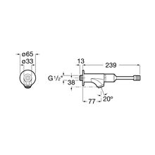 Grifo empotrable lavabo Instant Roca