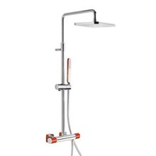 Columna de ducha termostática Cr/Ro TRES LOFT