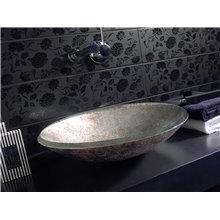 Lavabo Redondo Plateado