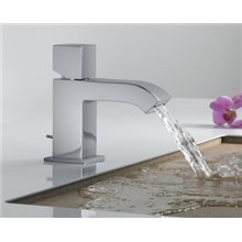 Grifo de lavabo S con desagüe CUADRO-TRES CUB
