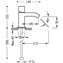Grifo de lavabo CUB CUADRO-TRES AC