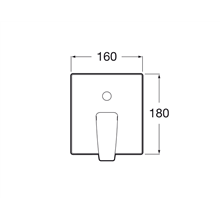 Grifo de bañera-ducha empotrable Thesis Roca