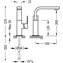 Grifo de lavabo M CUADRO-TRES RG