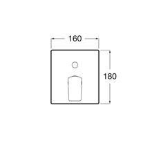 Grifo de bañera-ducha empotrable L90 Roca