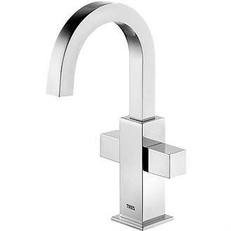 Grifo de lavabo Bimando L CUADRO-TRES CG