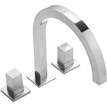 Grifo de lavabo bimando cuadrado CUADRO-TRES