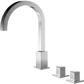 Grifo de lavabo Bimando L CUADRO-TRES