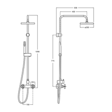 Columna ducha Loft Roca