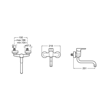 Grifo monomando cocina exterior L20 Roca