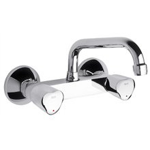 Grifo mezclador cocina bimando exterior Brava Roca