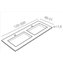 Lavabo encimera SELENE 2 senos Resigres