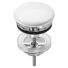 Desag&uuml;e tap&oacute;n fijo cromado Aqua Roca