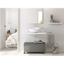 Módulo ruedas 80cm gris Suma Roca