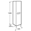 M&oacute;dulo reversible 150cm roble Debba Roca
