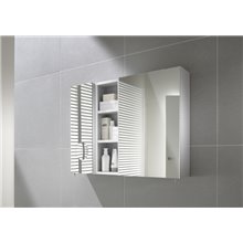 Armario-espejo 40cm blanco Luna Roca