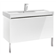 Mueble con lavabo 110cm blanco Stratum-N Roca
