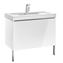 Mueble con lavabo 90cm blanco Stratum-N Roca