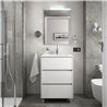 Mueble 61cm Blanco Brillo 3 cajones SALGAR ARENYS