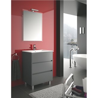 Mueble 61cm Gris Mate 3 cajones SALGAR ARENYS