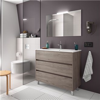 Mueble 101cm Roble Eternity 3 cajones SALGAR ARENYS