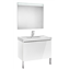Pack mueble con lavabo blanco 90 cm Stratum-N Roca