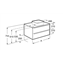 Mueble 100cm roble sobrencimera Inspira Soft Roca