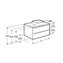 Mueble 80cm blanco Inspira Square Roca