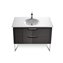 Mueble 100cm gris y lavabo Kalahari Roca