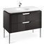 Mueble 100cm gris y lavabo Kalahari Roca