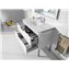 Mueble 80cm blanco y lavabo Kalahari Roca