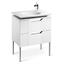 Mueble 65cm blanco y lavabo Kalahari Roca