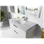 Mueble 65cm blanco y lavabo Kalahari Roca