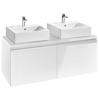 Mueble 120 cm blanco brillo Heima Roca