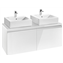 Mueble 120 cm blanco brillo Heima Roca