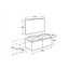 Pack mueble 120 cm Fresno Heima Roca