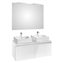 Pack mueble 120 cm blanco brillo Heima Roca
