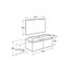 Pack mueble 120 cm gris mate Heima Roca
