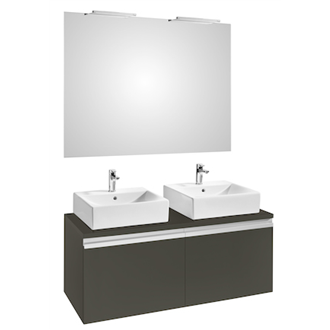 Pack mueble 120 cm gris mate Heima Roca