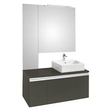 Pack mueble 110 cm gris mate Heima Roca