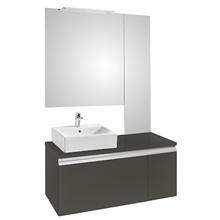Pack mueble 110 cm gris mate Heima Roca