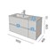 Mueble 80+25 cm 2 cajones SALGAR FUSSION LINE