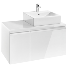 Mueble 90cm blanco brillo Heima Roca