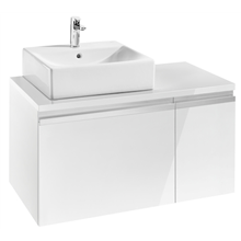 Mueble 90cm blanco brillo Heima Roca