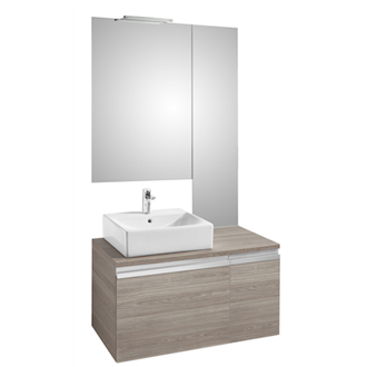 Pack mueble 90 cm Fresno Heima Roca