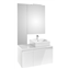 Pack mueble 90 cm blanco brillo Heima Roca